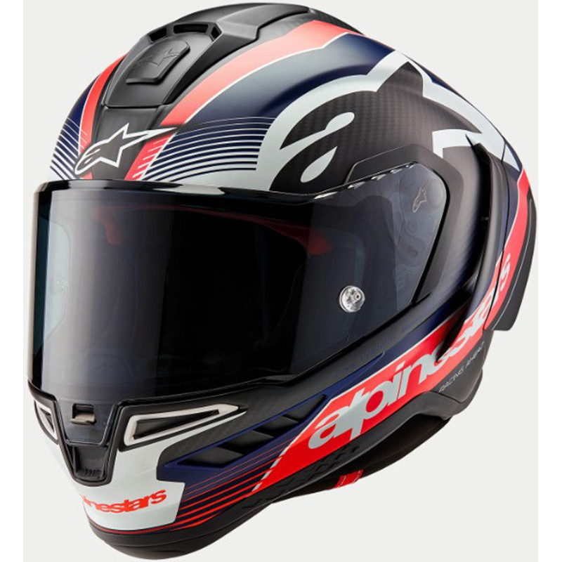 Casco Alpinestars Supertech R10 Team Carbon Blue