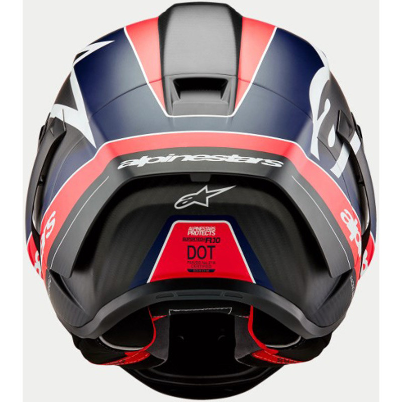 Casco Alpinestars Supertech R10 Team Carbon Blue