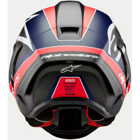 Casco Alpinestars Supertech R10 Team Carbon Blue