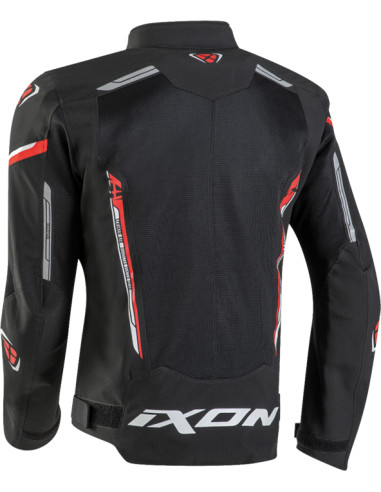 CHAQUETA IXON STRIKER AIR BLACK / RED / WHITE