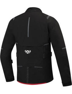 CHAQUETA IXON M-SKEID BLACK / NEON RED 2