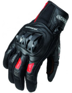GUANTES GARIBALDI ARIEL PLIS PLAS BLACK RED