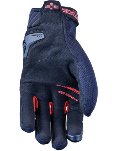 GUANTES FIVE RS3 EVO AIRFLOW BLACK RED