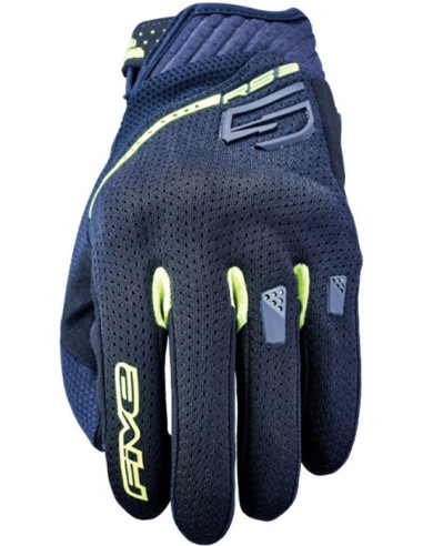GUANTES FIVE RS3 EVO AIRFLOW BLACK YELLOW