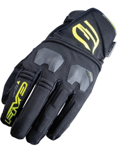 GUANTES FIVE E-WP BLACK YELLOW