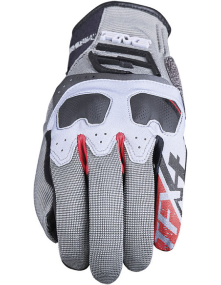 GUANTES FIVE TFX4 GREY RED