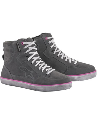 BOTAS ALPINESTARS J-6 LADY WATERPROOF GREY/PURPLE