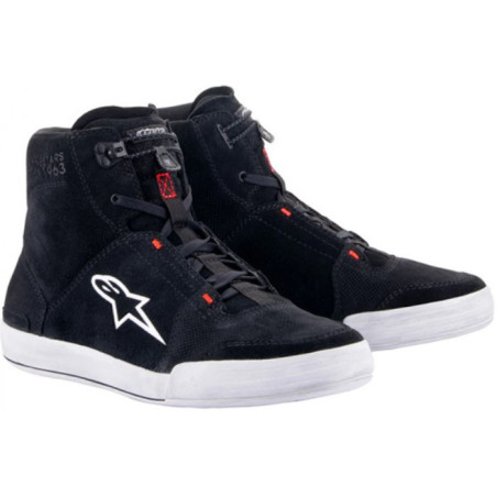 BOTAS ALPINESTARS CHROME BLACK / COOL GREY / RED