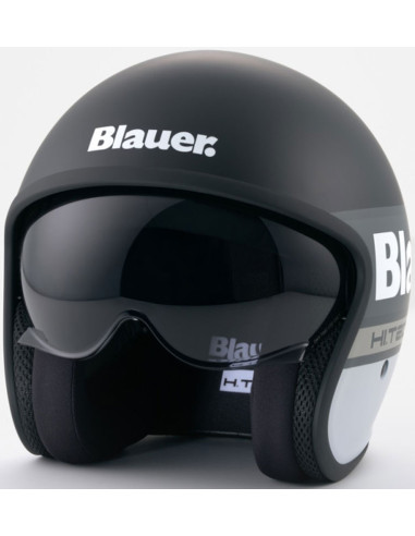 Casco Blauer Pilot 4 0 Black Matt White