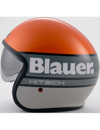Casco Blauer Pilot 4 0 Orange Grey