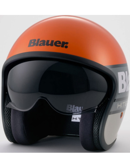 Casco Blauer Pilot 4 0 Orange Grey
