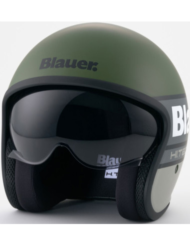 Casco Blauer Pilot 4 0 Matt Green Grey