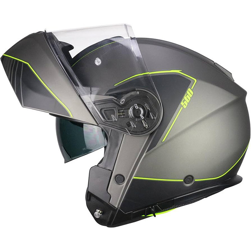 Casco CGM 560G MAD Ride Grey Yellow Matt