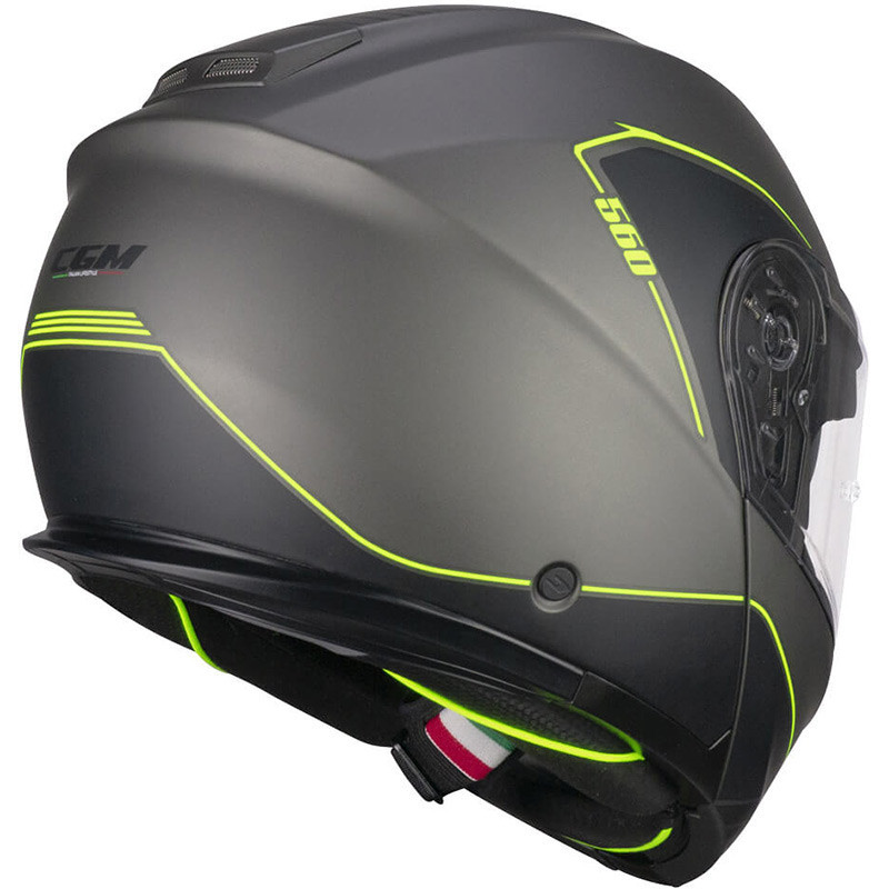 Casco CGM 560G MAD Ride Grey Yellow Matt