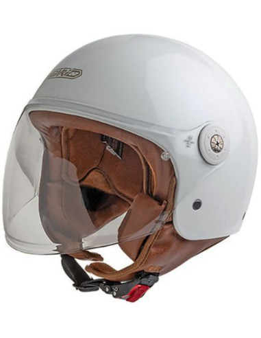 Casco Gari Moto Demi-Jet G11 White