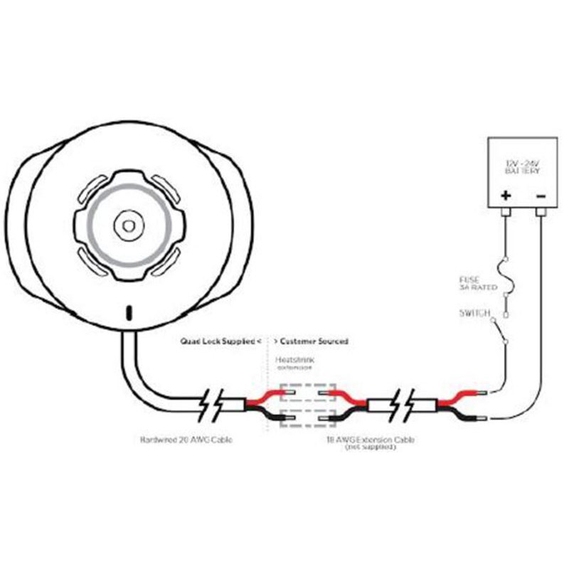 Cabezal de carga inalámbrica QUAD LOCK Waterproof 
