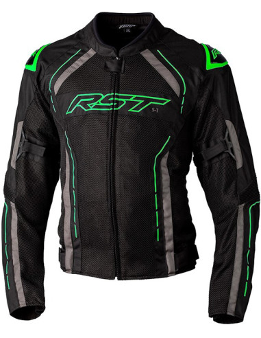 CHAQUETA RST S1 BLACK / GREEN