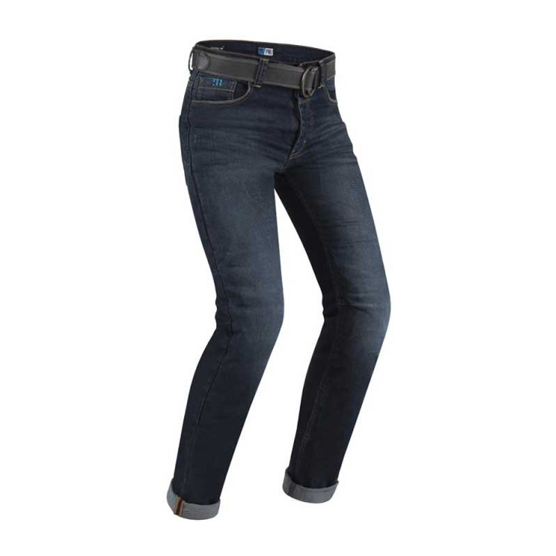 PANTALON VAQUERO PMJ CAFE RACE BLUE
