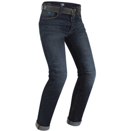PANTALON VAQUERO PMJ CAFE RACE BLUE