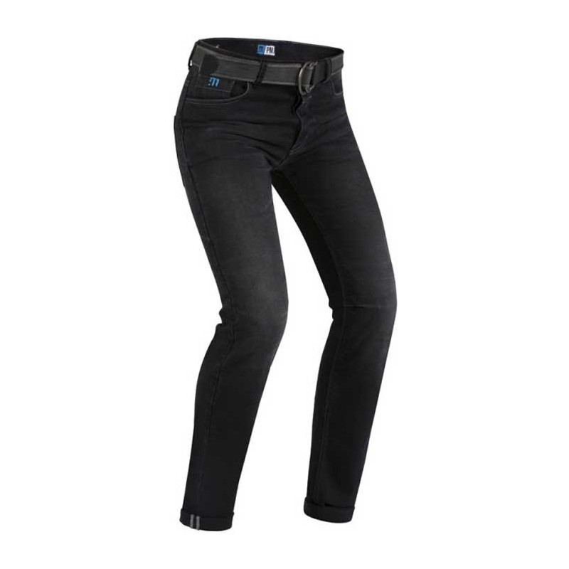 PANTALON VAQUERO PMJ CAFE RACE BLACK