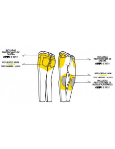PANTALON VAQUERO PMJ CAFE RACE GREY 2