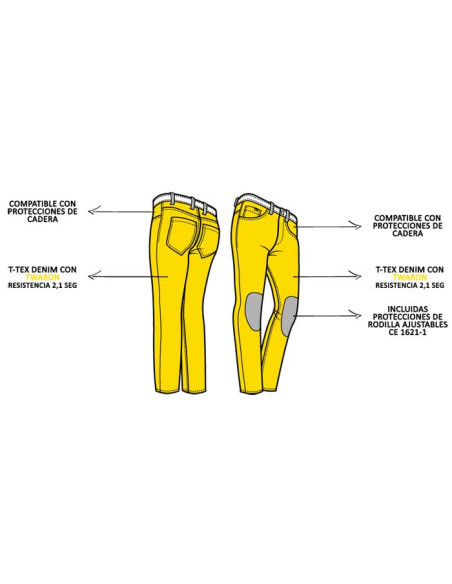 PANTALON VAQUERO PMJ STREET BLUE GAS