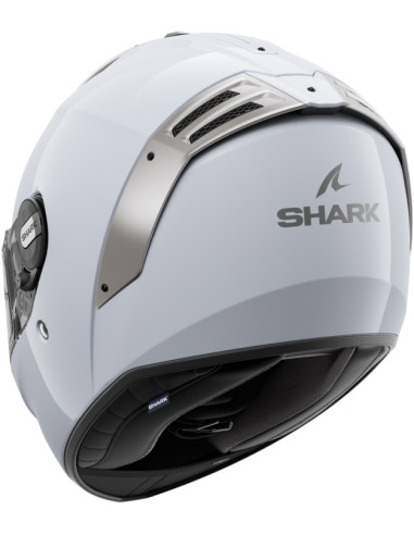 CASCO SHARK SPARTAN RS BLANK WHITE SILVER W01
