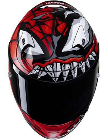 CASCO HJC RPHA 12 MAXIMIZED VENON MARVEL MC1SF