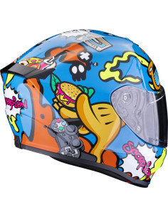 CASCO SCORPION EXO-JNR AIR FUN BLUE ORANGE 2