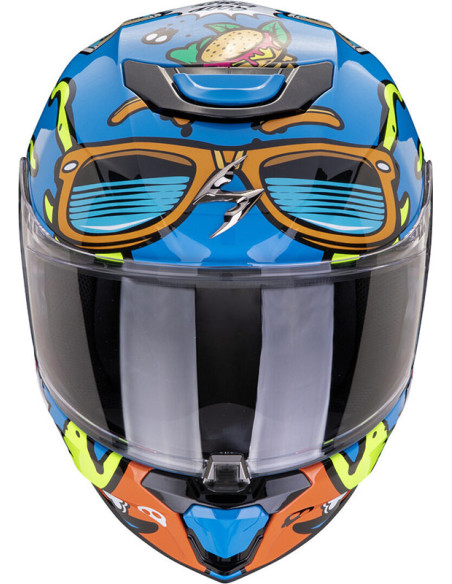 CASCO SCORPION EXO-JNR AIR FUN BLUE ORANGE