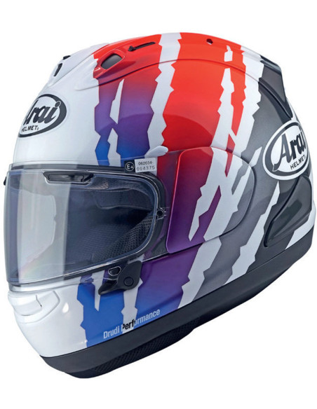 Casco Arai RX-7 V Evo Blade Red Blue