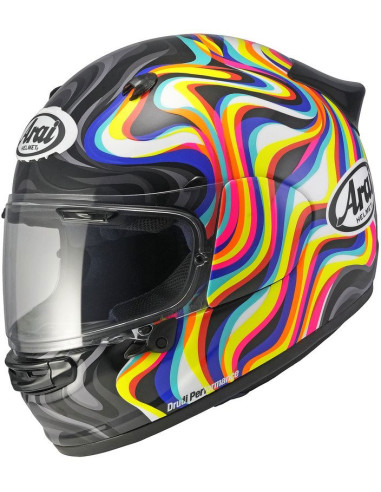 Casco Arai Quantic Swirl White