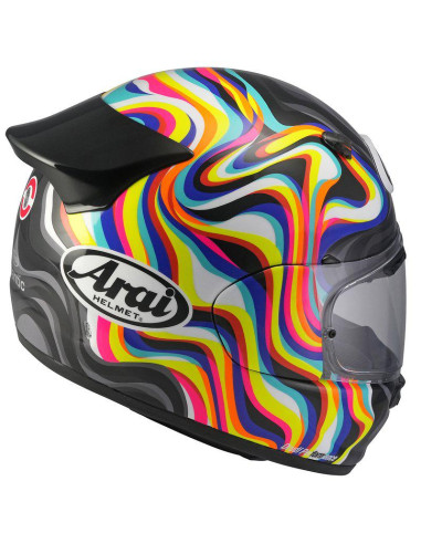 Casco Arai Quantic Swirl White