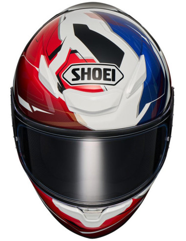 CASCO SHOEI NXR 2 CAPRICCIO BLUE RED TC10