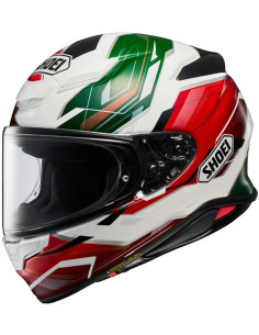 CASCO SHOEI NXR 2 CAPRICCIO RED GREEN TC-11