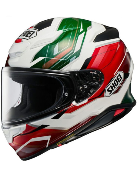 CASCO SHOEI NXR 2 CAPRICCIO RED GREEN TC-11