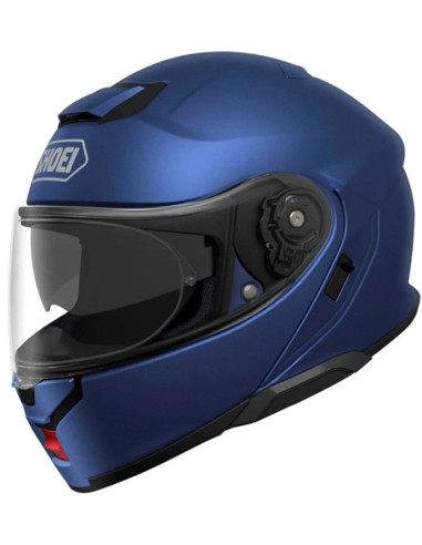 CASCO SHOEI NEOTEC 3 SOLID MATT BLUE METALLIC