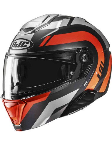 CASCO HJC I91 ARVEN ORANGE MC6HSF