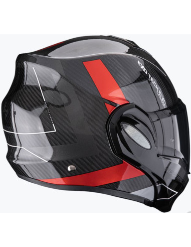 Casco Scorpion EXO-Tech Evo Carbon Cad Red