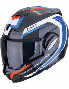 Casco Scorpion EXO-TECH Evo Carbon Cosy Red Blue