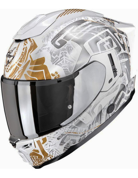 Casco Scorpion EXO-1500 Air Evo Apus White Glod