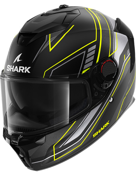 CASCO SHARK SPARTAN GT PRO TORYAN GREY YELLOW KYA