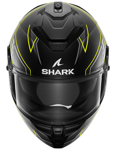 CASCO SHARK SPARTAN GT PRO TORYAN GREY YELLOW KYA