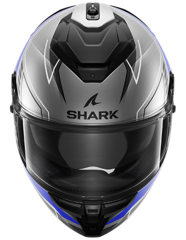 CASCO SHARK SPARTAN GT PRO TORYAN GREY BLUE ABK