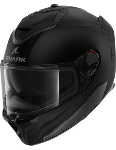 CASCO SHARK SPARTAN GT PRO C  BLANK BLACK MAT KMA