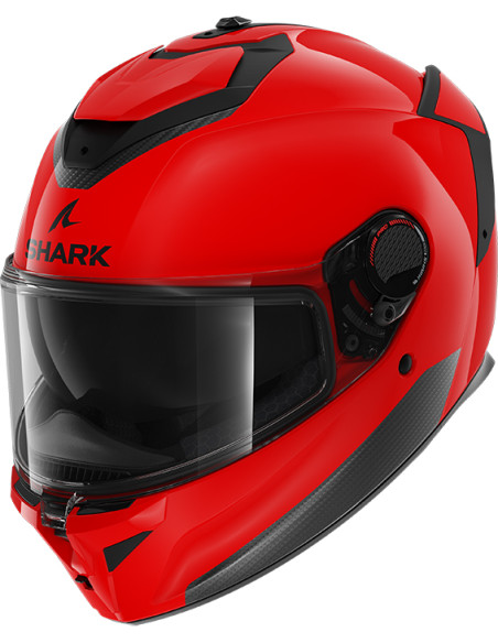 CASCO SHARK SPARTAN GT PRO CARBON BLANK RED