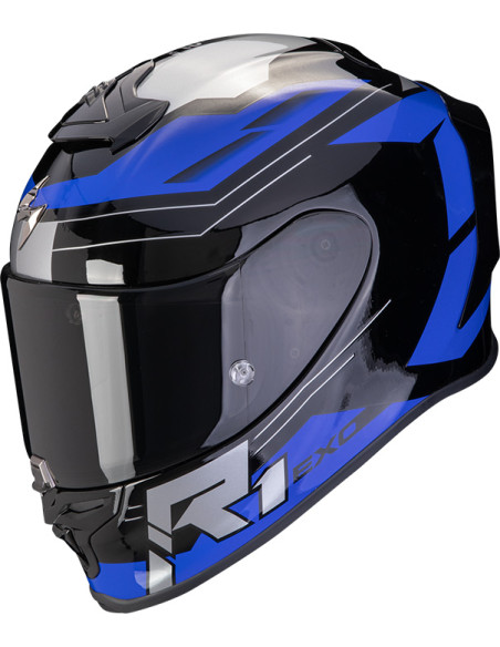 CASCO SCORPION EXO-R1 EVO AIR BLAZE BLACK BLUE