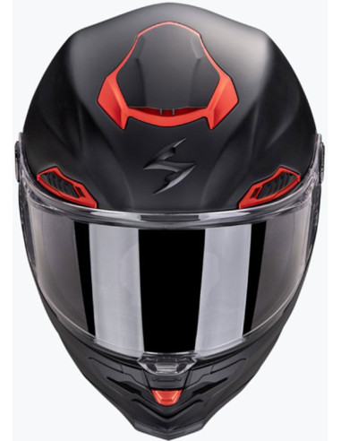 Casco Scorpion EXO-Race Air Solid Matt Black Red
