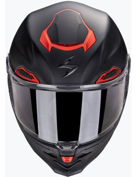 Casco Scorpion EXO-Race Air Solid Matt Black Red