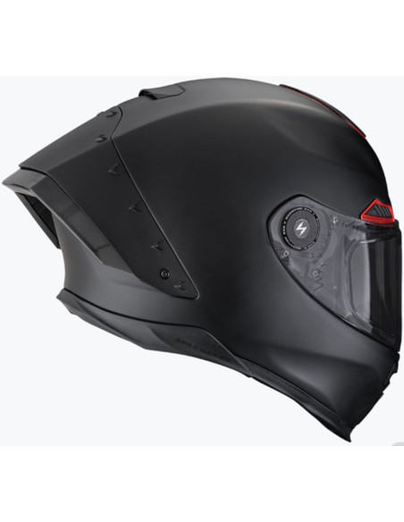 Casco Scorpion EXO-Race Air Solid Matt Black Red
